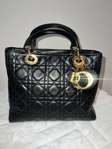 Lady Dior Lambskin Bag